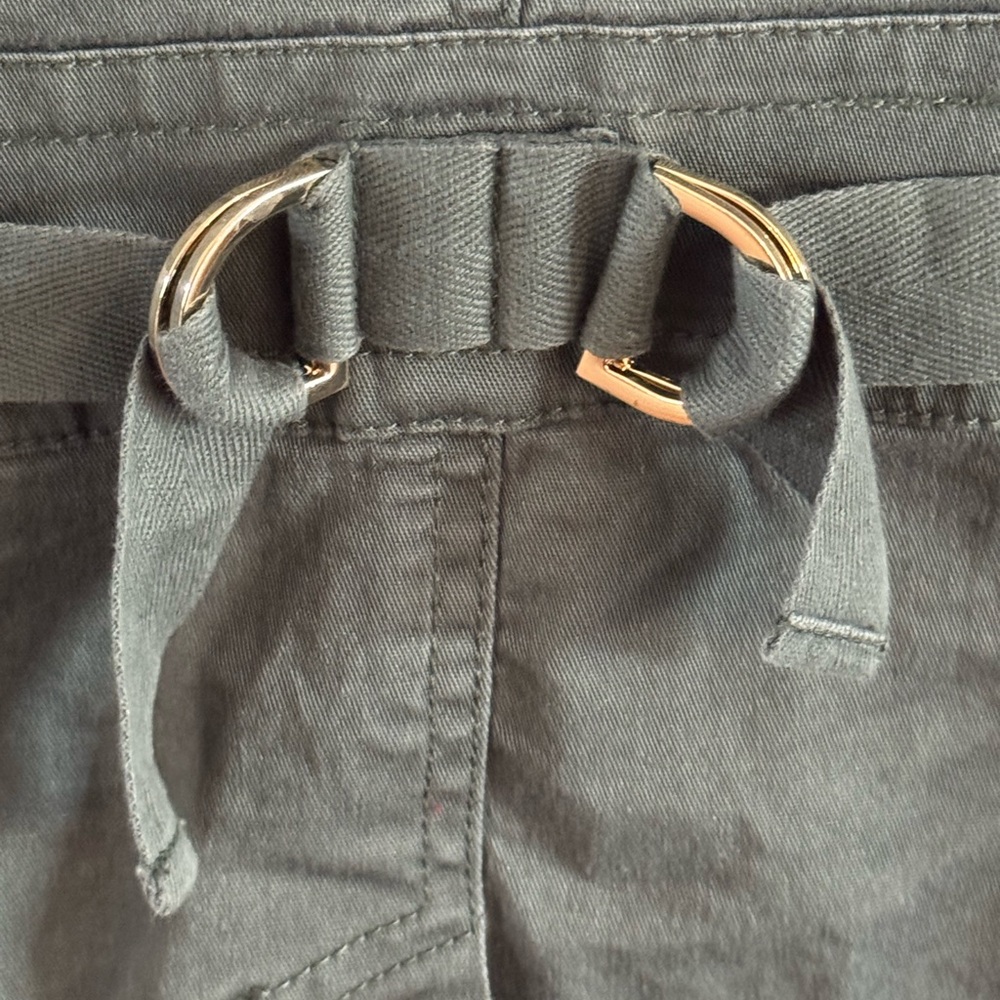 White House Black Market Utility Vest Womens Army Green 14 - Picture 7 of 13